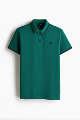 Vintage Vibe Tipping Polo Shirt - VENARI