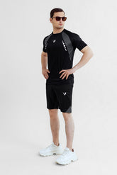 FLEX FIT SHORT BLACK TRACKSUIT - VENARI