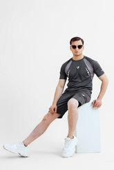 SPRINT FIT SHORT GREY TRACKSUIT - VENARI