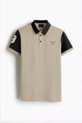 Urban Elegance Contrast Polo Shirt - VENARI