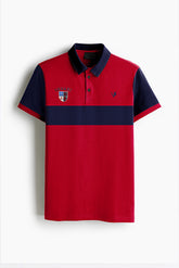 Modern Classic Contrast Panel Polo shirt - VENARI