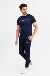 VENARI Summer Navy Blue Tracksuits - Lifestyle Shot