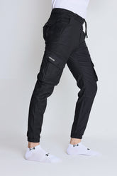 BLACK CARGO TROUSER - VENARI