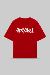 OVERSIZED SPOOKY RED T-SHIRT FOR MEN & WOMEN