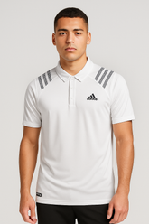 ADI DRI FIT POLO SHIRT - WHITE