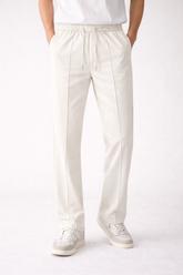 Front Line Loose Bottom Trouser - White