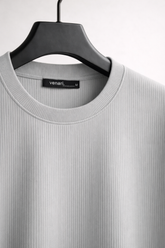 UltraSoft Texture Nylon T-Shirt - Light Gray