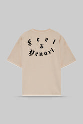 OVERSIZED BEIGE T-SHIRT FOR MEN & WOMEN