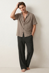 Modern Contrast Combo Set - Brown/Black