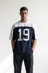 Essential 19 Oversized tee - Navy