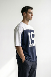 Essential 19 Oversized tee - Navy