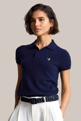 TRICKY NAVY POLO FOR WOMEN