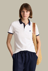PHOENIX WHITE POLO FOR WOMEN