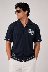 Monaco Relaxed Fit Set - Navy/White