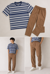 Core Style Combo Set - Navy Pulse/brown