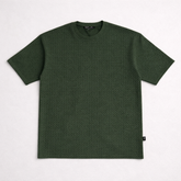 Texture Max Oversized tee - Dark Green