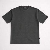 Texture Max Oversized tee - Charcoal grey
