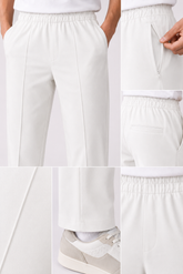 Front Line Loose Bottom Trouser - White