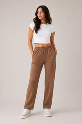 Everyday Comfort Trouser For Women - Brown