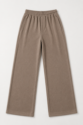 VENARI WIDE LEG TROUSER - Light Brown