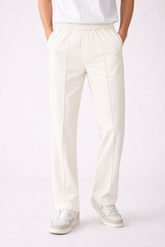 Front Line Loose Bottom Trouser - White