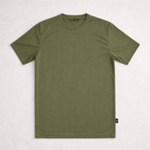 UltraSoft Texture Nylon T-Shirt - Olive