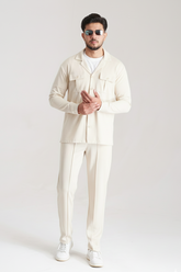 White Safari Co-Ord Set