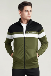 Activewear Fleece Zipper - Olive