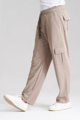 Skin Imported Loose Bottom Cargo Trouser - VENARI