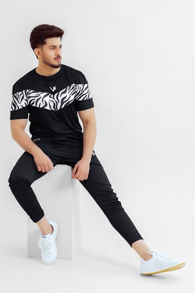 New Zebra Print Mens Tracksuit