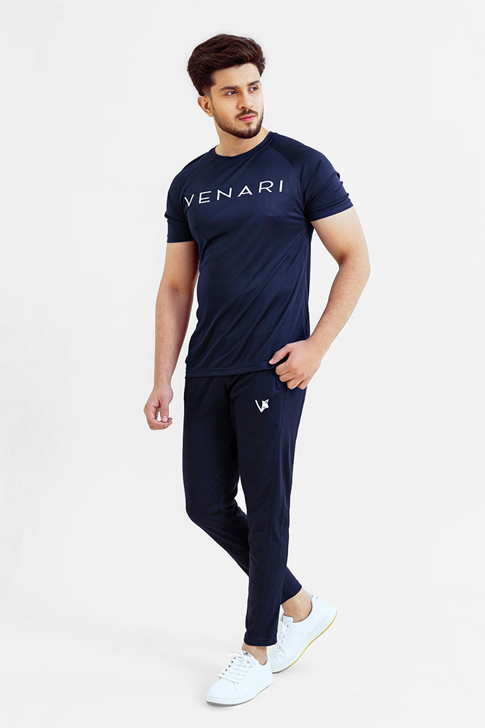 VENARI Summer Navy Blue Tracksuits - Lifestyle Shot