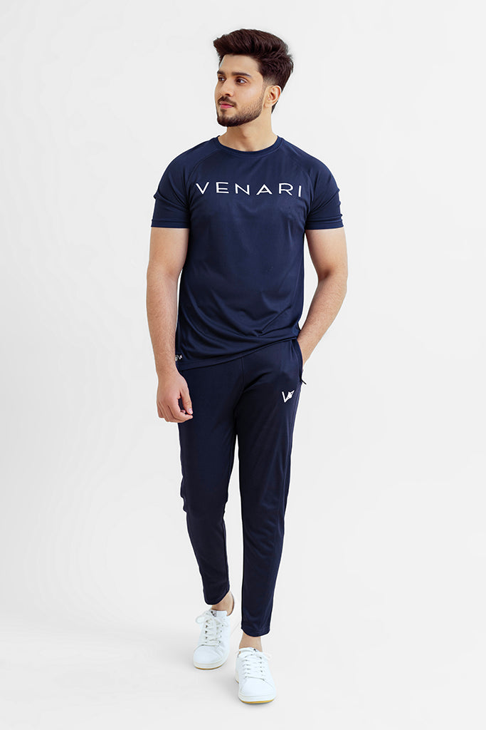 Men's Summer Navy Tracksuits - Front View